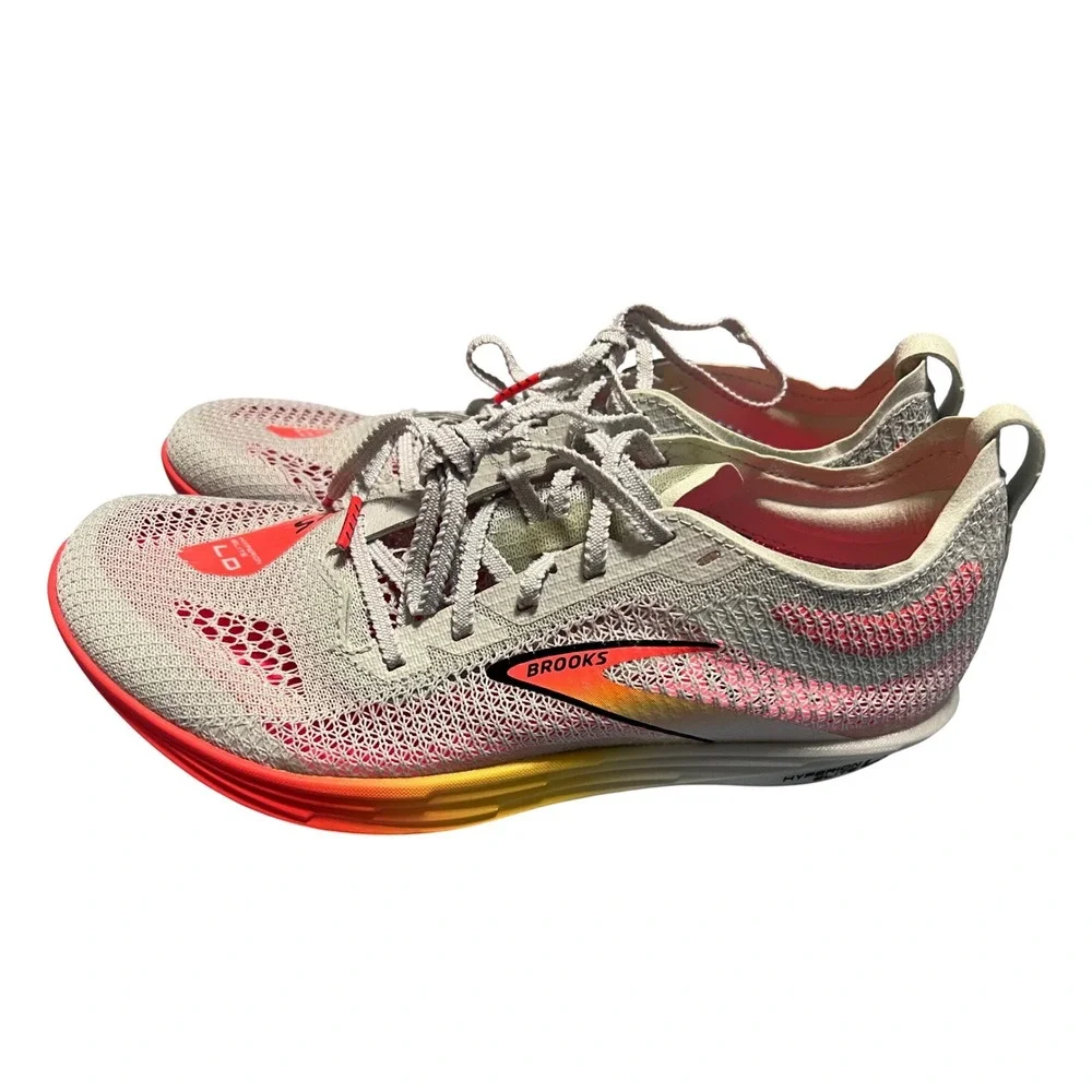 Brooks Hyperion Elite LD Racing Spikes Mens 9.5 Womens 11 Illusion Blue 100047